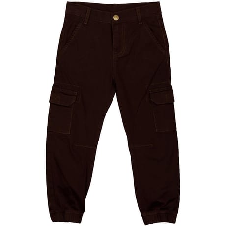 Jean cargo CHOCOLAT 14 ANS