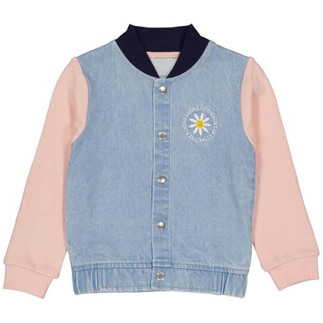Blouson denim teddy fille DENIM BLEACH 14 ANS
