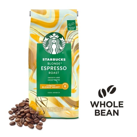 Starbucks blonde espresso roast café en grains - 450g