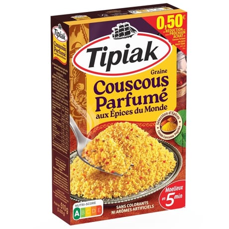Tipiak couscous parfumé épices du monde 510g