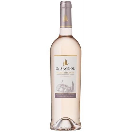 St sagnol igp mediterranee rose 75cl 12.5%vol