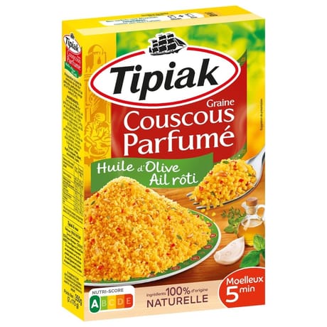 Tipiak couscous parfumé ail roti