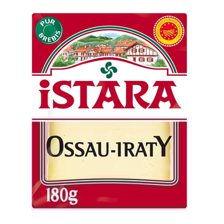 Istara ossau iraty aop tranches au lait de brebis pasteurisé 36%mg 180 g