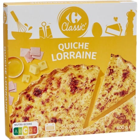Carrefour quiche lorraine 400g