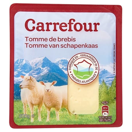 Carrefour tomme de brebis 200g