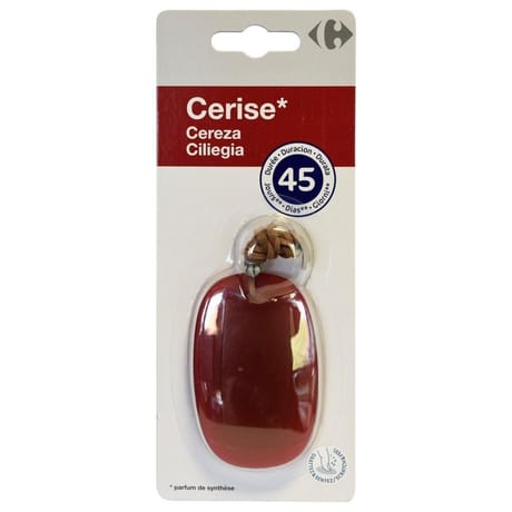 Carrefour désodorisant voiture à la cerise