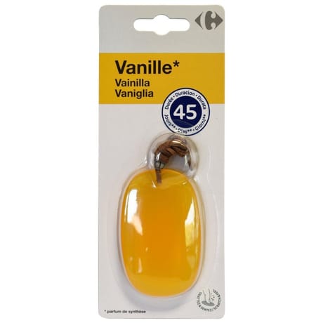 Carrefour désodorisant auto tong vanille