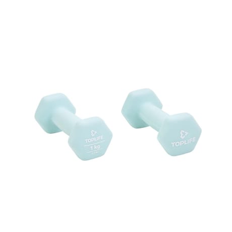 Toplife paire d'haltères fitness 2 x 1kg