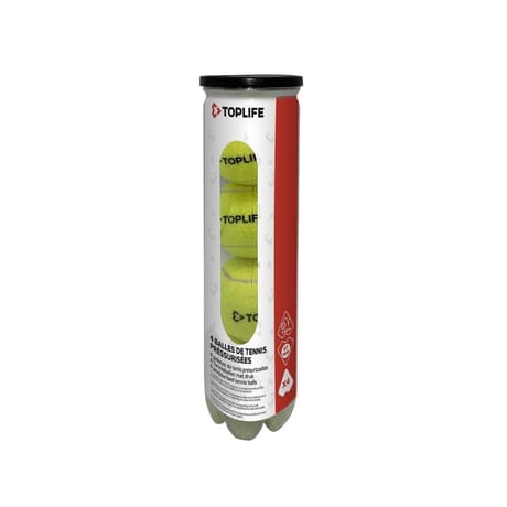 Toplife balles de tennis pressurisées x4
