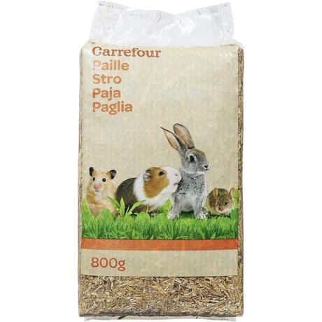 Carrefour paille pour rongeur - 800g