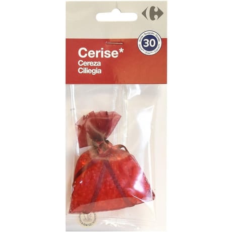 Carrefour désodorisant voiture sachet de bille parfum cerise