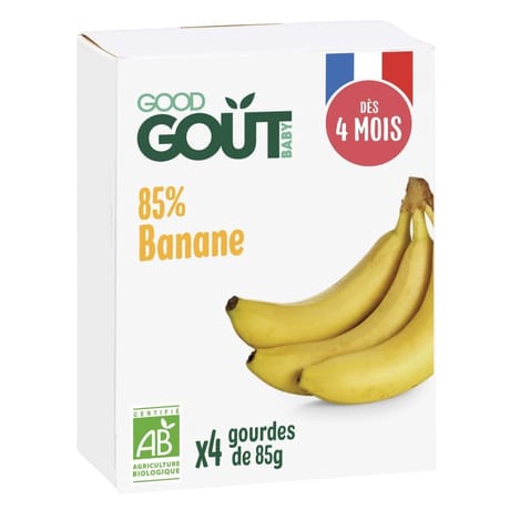 Good Goût banane dès 4 mois 4x85g