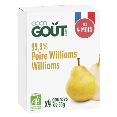 Good Goût poire williams 4x85 g