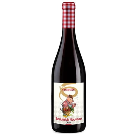 Beaujolais Nouveau AOP les 6 Cochons 13% Vol. 75 cl