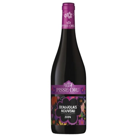 Beaujolais nouveau pisse dru rouge 2024