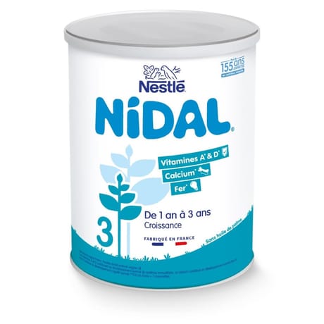 Nestlé nidal lait de croissance dès 12 mois 800g