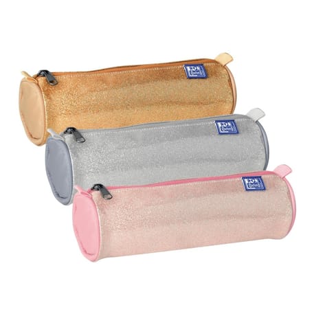 Trousse ronde paillettes fancy assorties