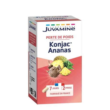 Juvamine phyto perte de poids konjac ananas 42 gélules