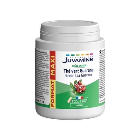 Juvamine maxi thé vert guarana enrichi phyto 39g
