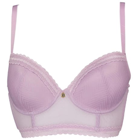 Soutien-gorge coque bustier ligne Beyli LILAS (15-3508) 100D