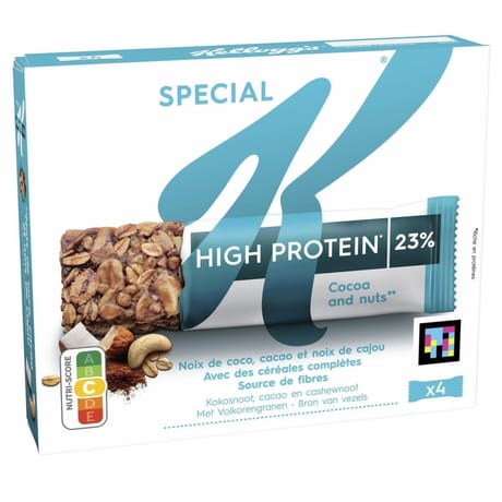 Kellogg's barres céréales special k protein coco cacao cajou - 4x28g