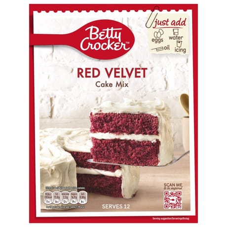 Betty crocker red velvet cake mix - 425g