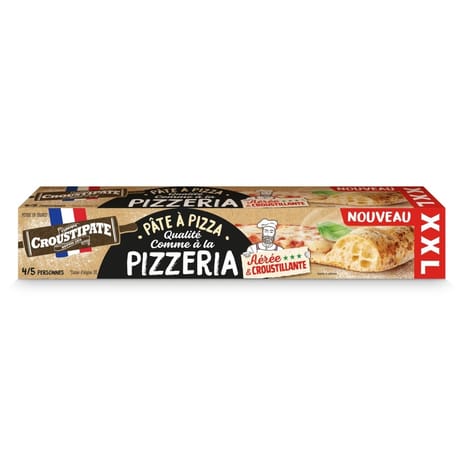 Croustipâte pâte à pizza XXL qualité comme à la pizzeria 500g