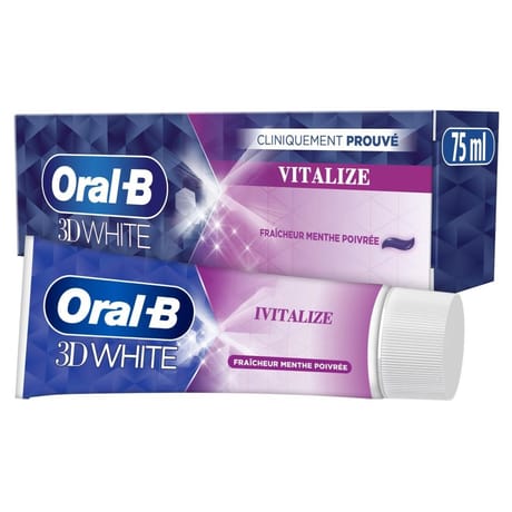 Oral-b 3d dentifrice white vitalizing fresh 75ml