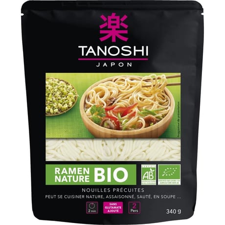 Tanoshi ramen nature bio 340g