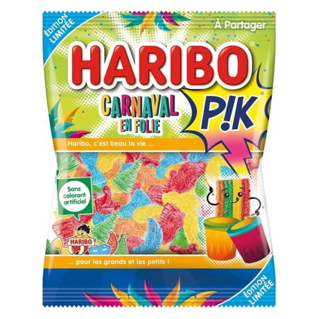 Haribo sachet carnaval pik 220g