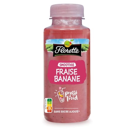Florette smoothie fraise banane 250ml