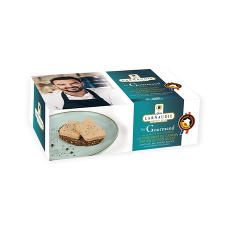 Jean larnaudie foie gras de canard entier igp sud ouest "le gourmand" lingot 180g