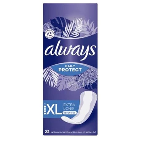 Alaways daily serviettes pour fuites urinaires protect xl x22