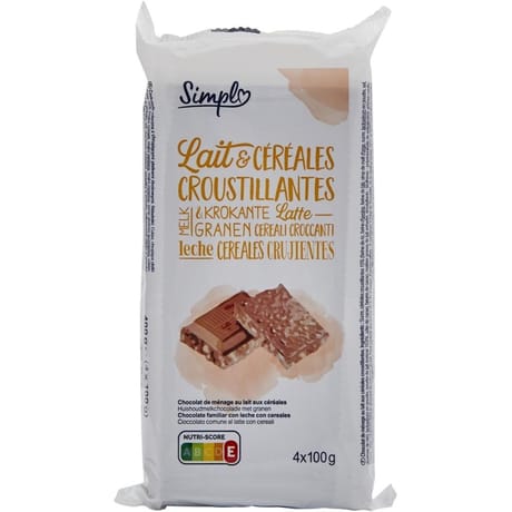 Simpl lait ménage riz nu 4x100g 400g
