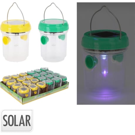 Lampe solaire barrage aux insectes