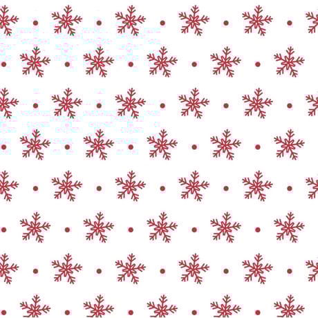 20 serviettes 40x40cm noel givre rouge fond blanc