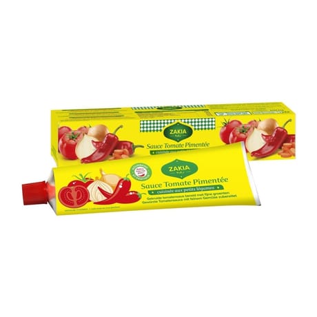 Zakia sauce tomate pimentée aux petits légumes 180g
