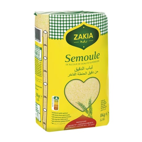 Semoule de bles dur moyenne zakia 1kg