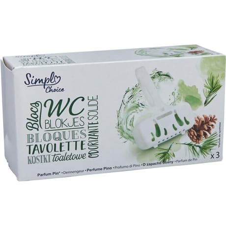 Simpl choice blocs wc parfum pin 40g x3