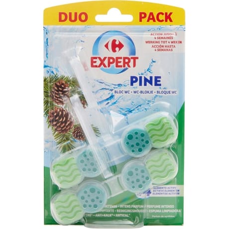 Carrefour expert blocs WC Pin x2