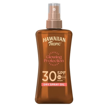 Hawaiian tropic spray huile solaire protectrice coconut & argan oil spf30 200ml