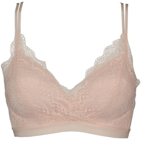 Soutien-gorge sans armature paddé ligne Emilie ROSE POUDRE XL