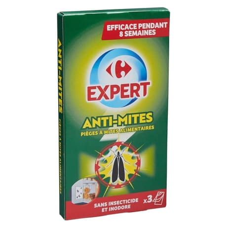 Carrefour expert piège à mites alimentaires x3