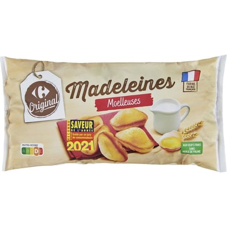 Carrefour original madeleines moelleuses 1kg