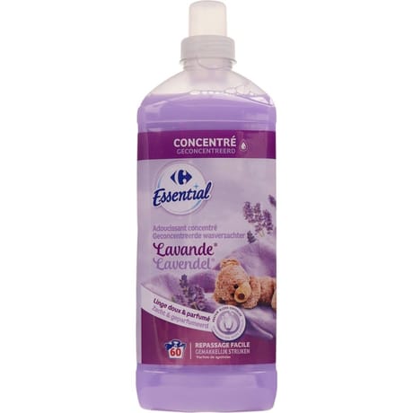 Carrefour essential adoucissant concentré lavande 1.5l