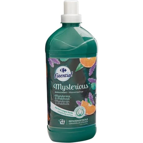 Carrefour essential adoucissant mysterious mandarine & patchouli  1.2l