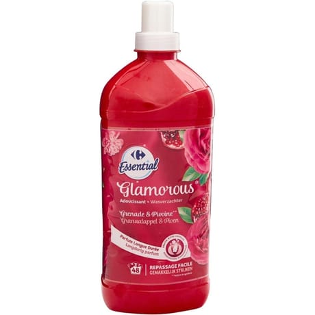 Carrefour essential adoucissant glamorous grenade & pivoine 1.2l