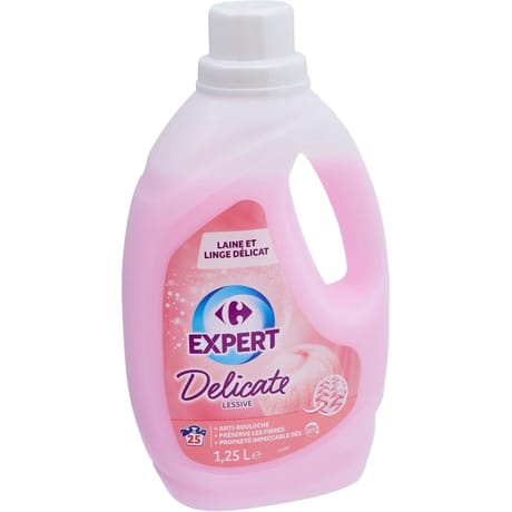Carrefour expert lessive laine et linge délicat  1.25l