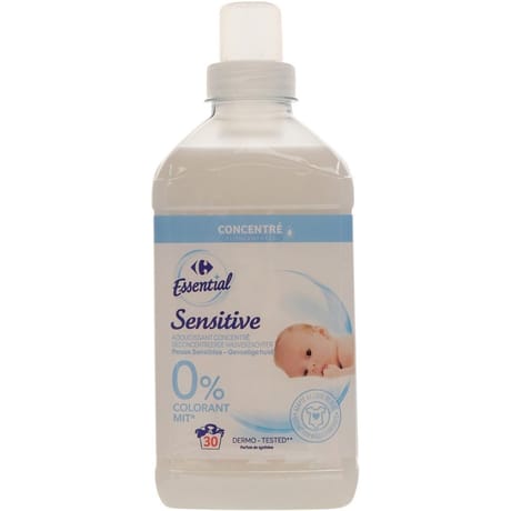 Carrefour essential adoucissant concentré sensitive 0% 750ml