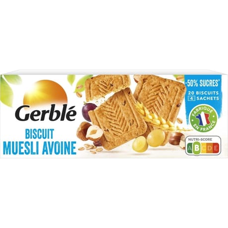 Gerblé biscuits muesli avoine 290g